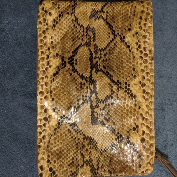 Vintage boa  snakeskin evening clutch - Picture 2 of 2